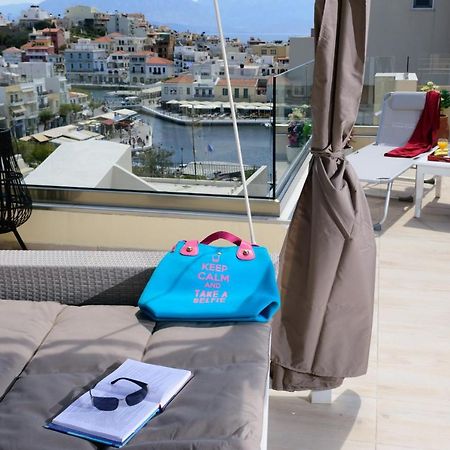 Luxury Lake View Center House Agios Nikolaos Exteriör bild