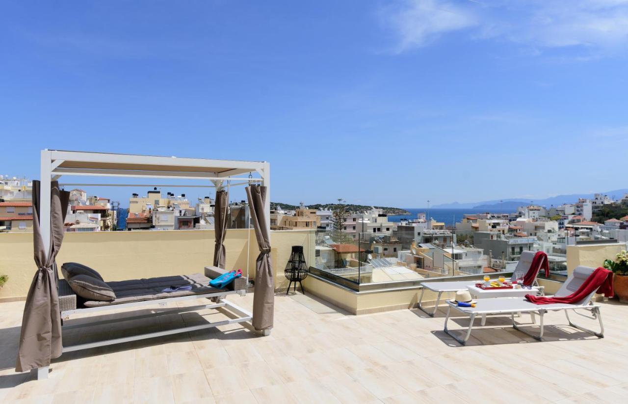 Luxury Lake View Center House Agios Nikolaos Exteriör bild